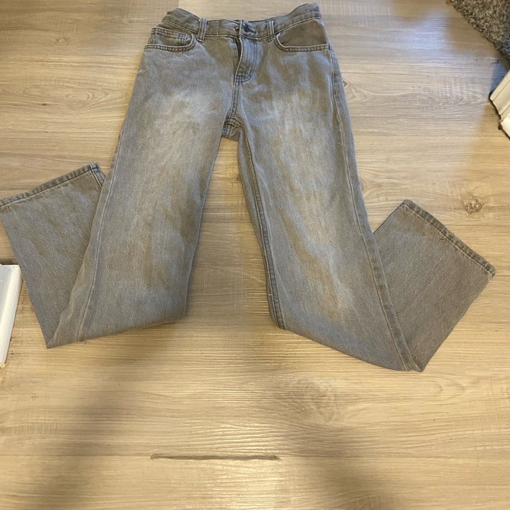 Cat & Jack Women's Straight Leg Jeans in Gray